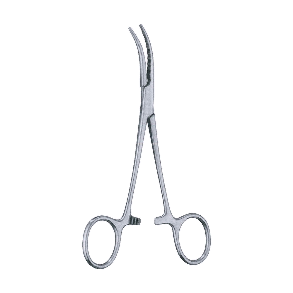 Dandy Haemostatic Forceps 14 cm, 5 1/2", Curved Sideways (MB6-017)