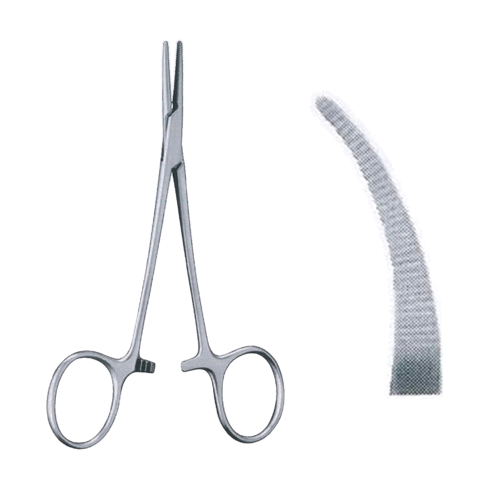 Halsted Haemostatic Forceps 18.5 cm, 7 1/4", Curved (MB6-034)