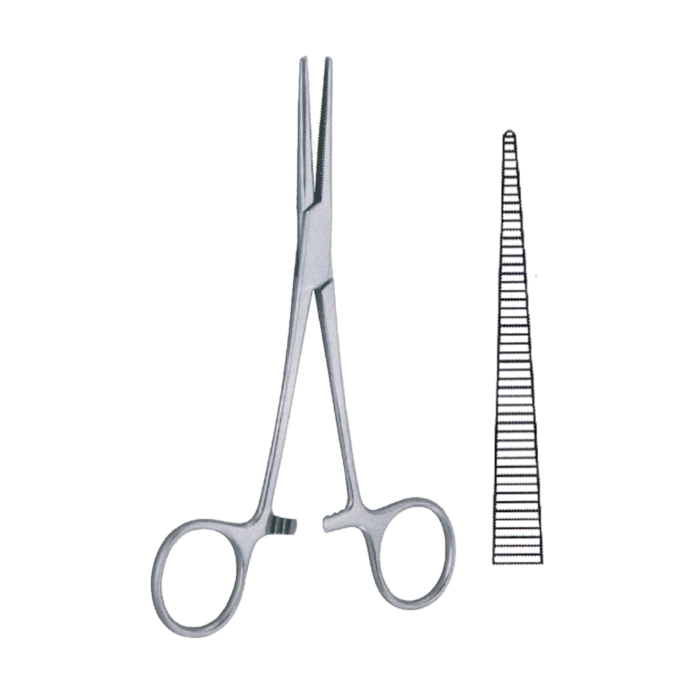 Coller Haemostatic Forceps 14 cm, 5 1/2", Straight Serrated (MB6-042)
