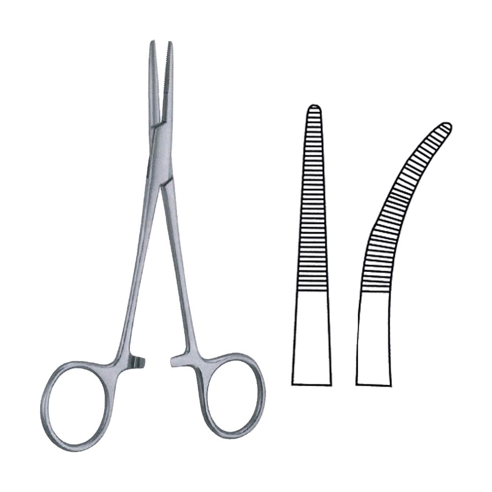Cairns Haemostatic Forceps 14.5 cm, 5 3/4", Straight Curved (MB6-058)