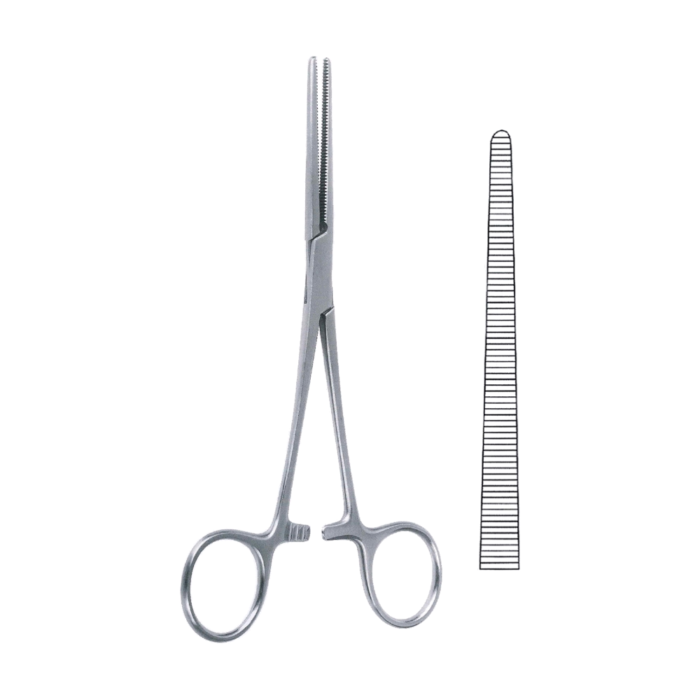 Rochester-Pean Haemostatic Forceps 22.5 cm, 9", Straight (MB6-080)