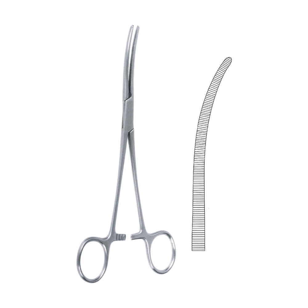 Rochester-Pean Haemostatic Forceps 30.5 cm, 12", Curved (MB6-099)