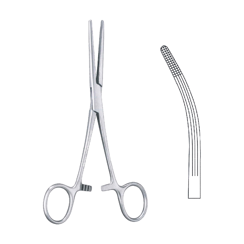 Rochester-Carmalt Haemostatic Forceps 16 cm, 6 1/4", Curved (MB6-124)
