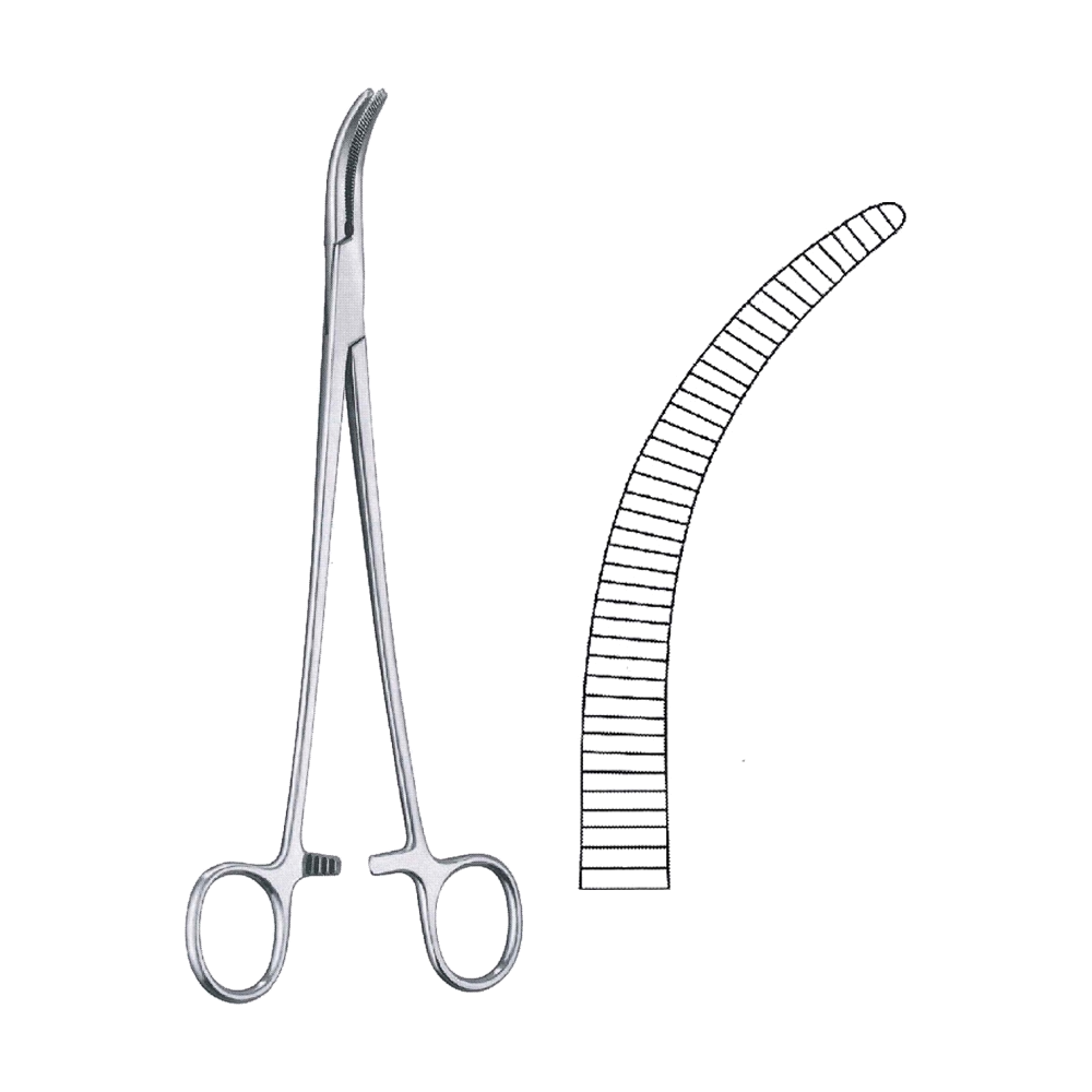 Moynihan Haemostatic Forceps 24 cm, 9 1/2" (MB6-127)