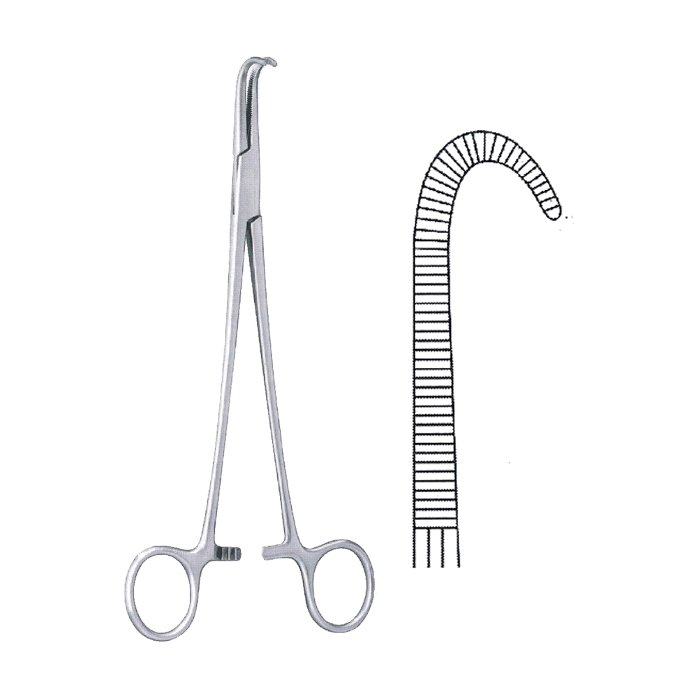 Negus Haemostatic Forceps 19.5 cm, 7 3/4" (MB6-129)