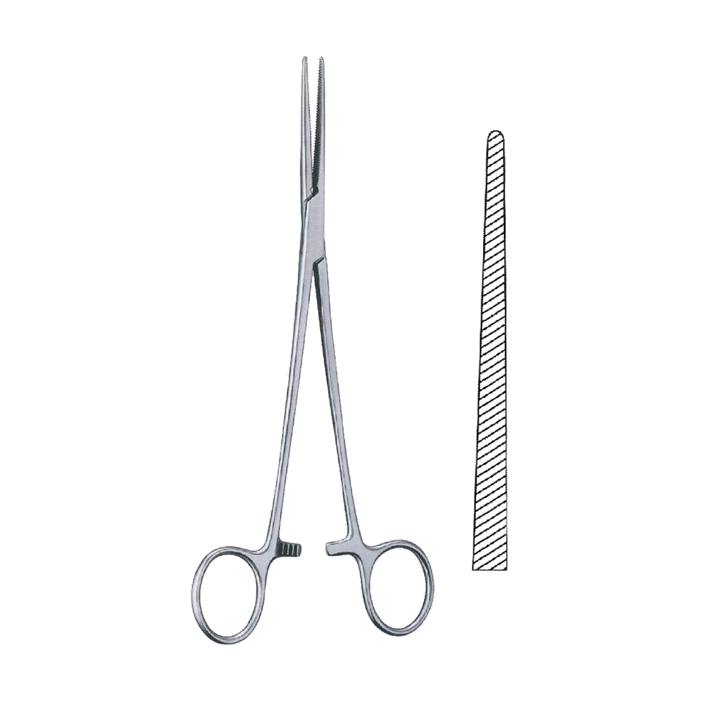 Bengolea Haemostatic Forceps 24.5 cm, 9 3/4", Straight (MB6-133)