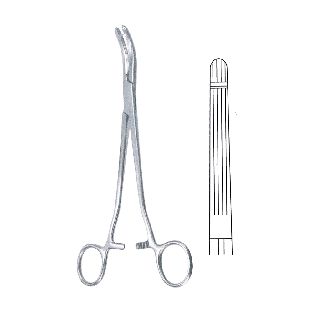 Heaney / Ballantine Haemostatic Forceps 20 cm, 8", Straight Serrated (MB6-159)