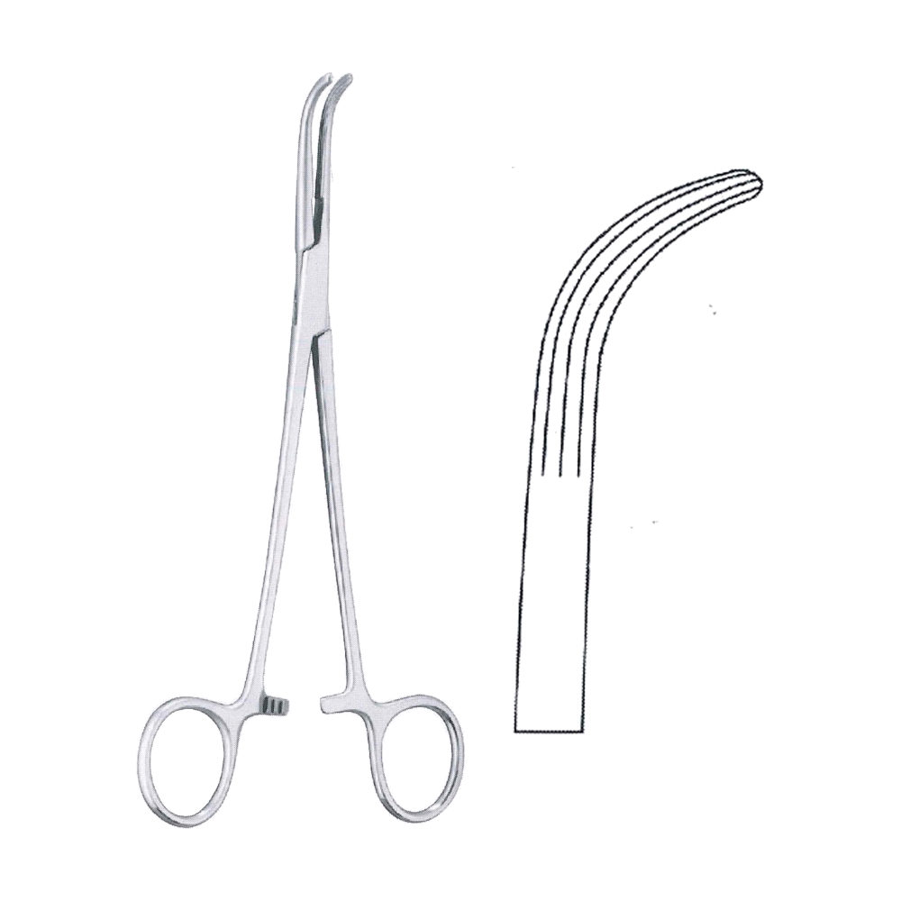 Lower Haemostatic Forceps 18 cm, 7" (MB6-166)