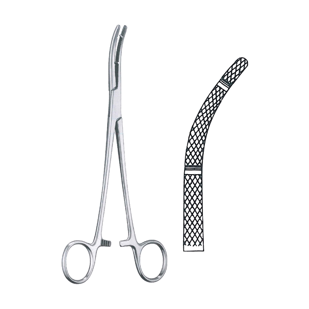 Heaney Modif. Haemostatic Forceps 19.5 cm, 7 3/4" (MB6-177)