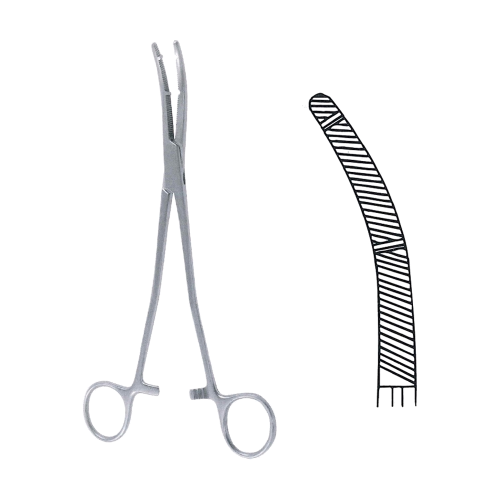 Heaney-Kanter Haemostatic Forceps 21 cm, 8 1/4" (MB6-180)