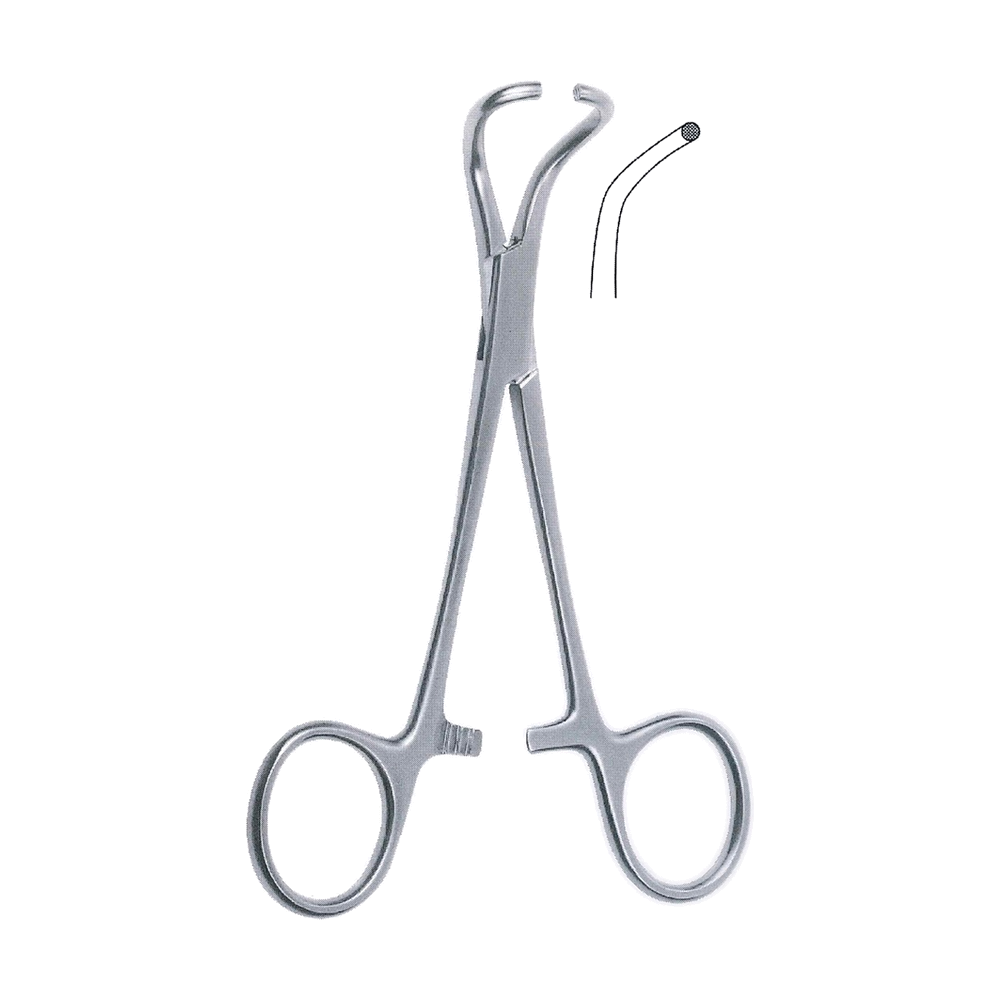 Tohoku Towel Forceps 10 cm, 4", Non-Perforating (MB6-242)