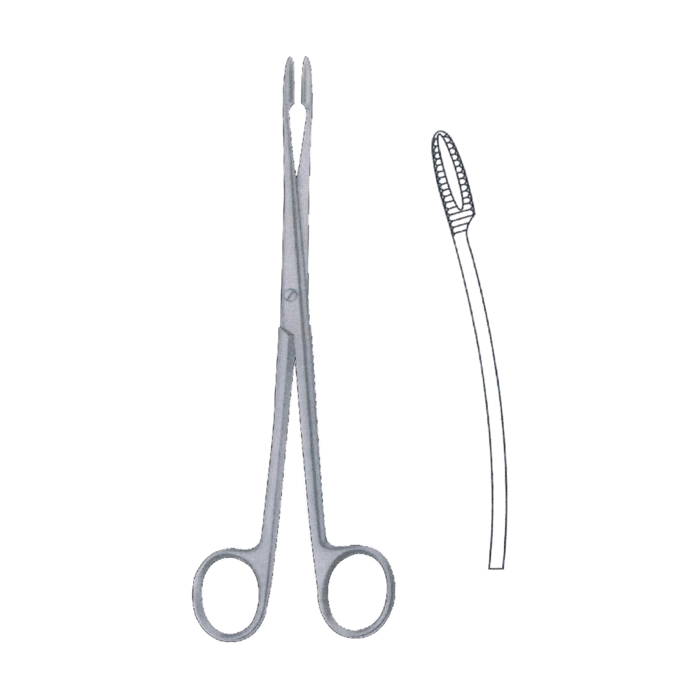 Gross Maier Sponge & Dressing Forceps (Bullet Holding Forceps) 20.5 cm, 8", Without Ratchet (MB6-281)