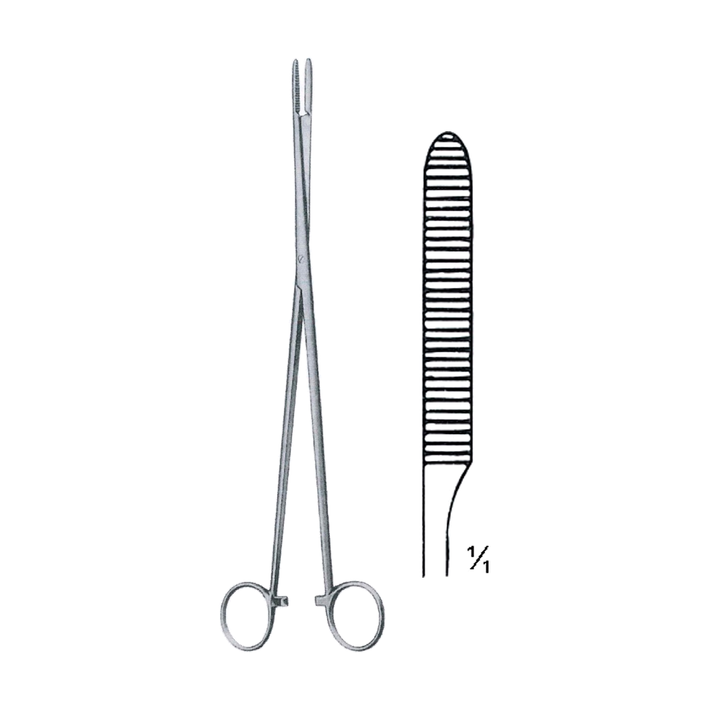 Pelkmann Sponge Forceps 25 cm, 10", Straight (MB6-301)