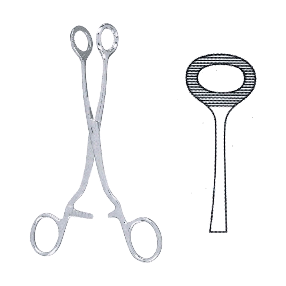 Collin Sponge & Dressing Forceps 16 cm, 6 1/4" (MB6-326)