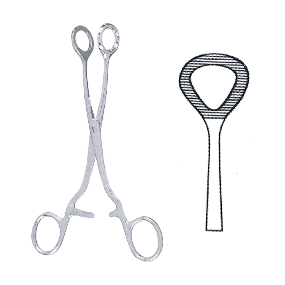 Collin Sponge & Dressing Forceps 16 cm, 6 1/4" (MB6-327)