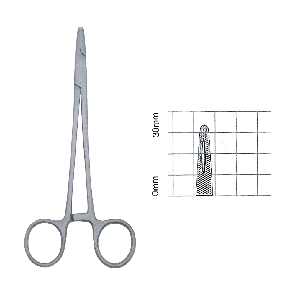 Mayo-Hegar Needle Holders 15.2 cm, 6", Serrated-Grooved (MB7-003)