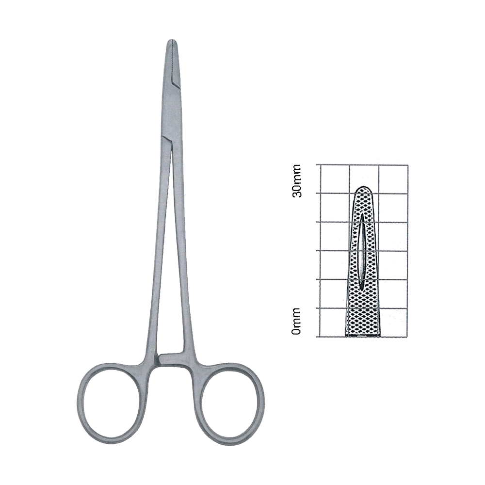 Mayo-Hegar Needle Holders 30.5 cm, 12", Serrated-Grooved (MB7-011)