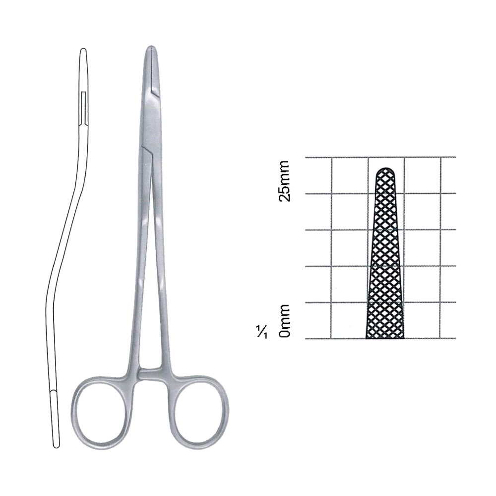 Bozemann Needle Holders 24.8 cm, 9 3/4" (MB7-053)