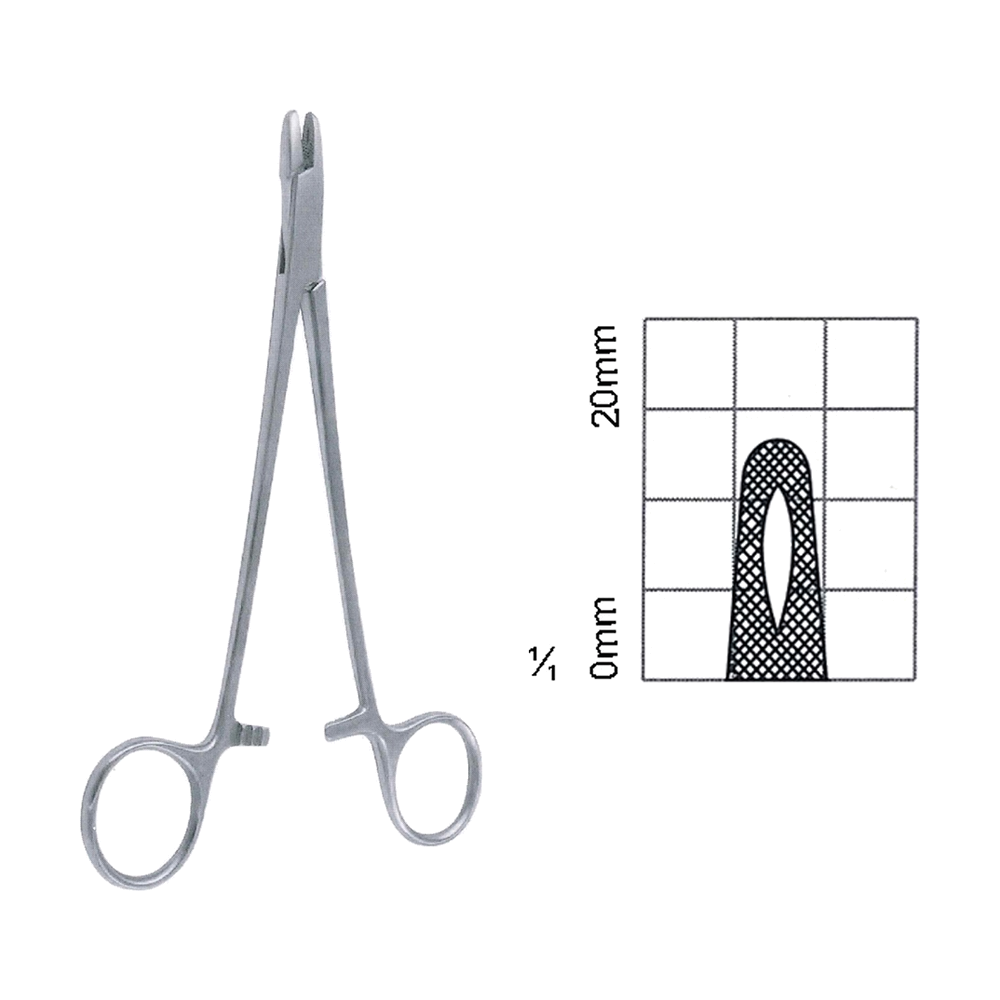 Mass. General Hospital Needle Holders 17.1 cm, 6 3/4" (MB7-057)