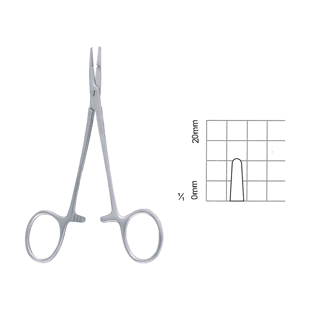 Olsen-Hegar Needle Holders 11.4 cm, 4 1/2", Smooth (MB7-076)