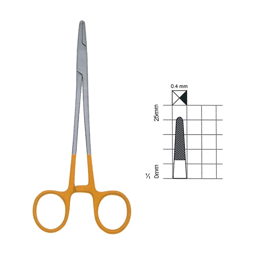Mayo-Hegar Needle Holders T.C. 20 cm, 8", Left Handed (MB7-192)