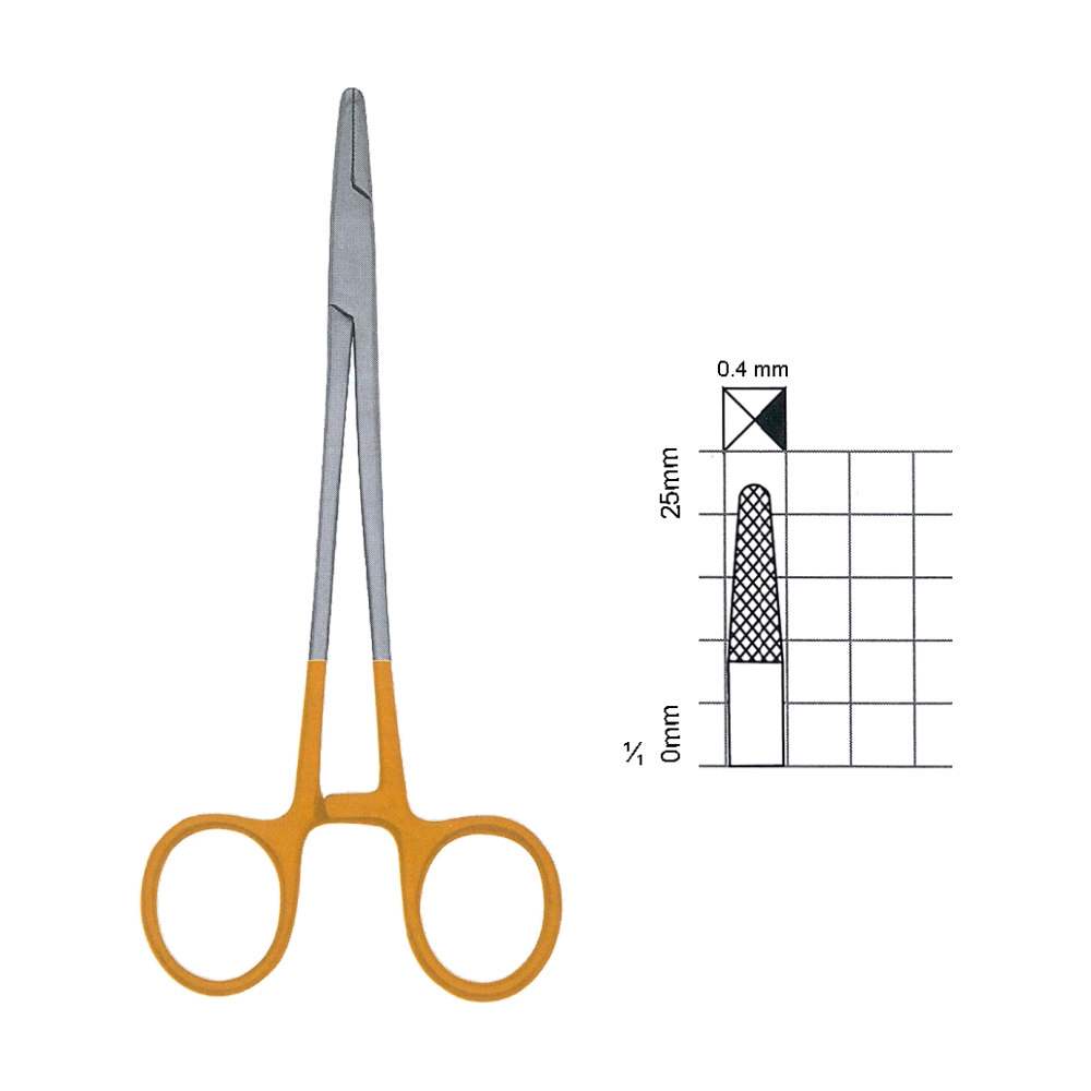 Mayo-Hegar Needle Holders T.C. 20.3 cm, 8", Left Handed (MB7-198)