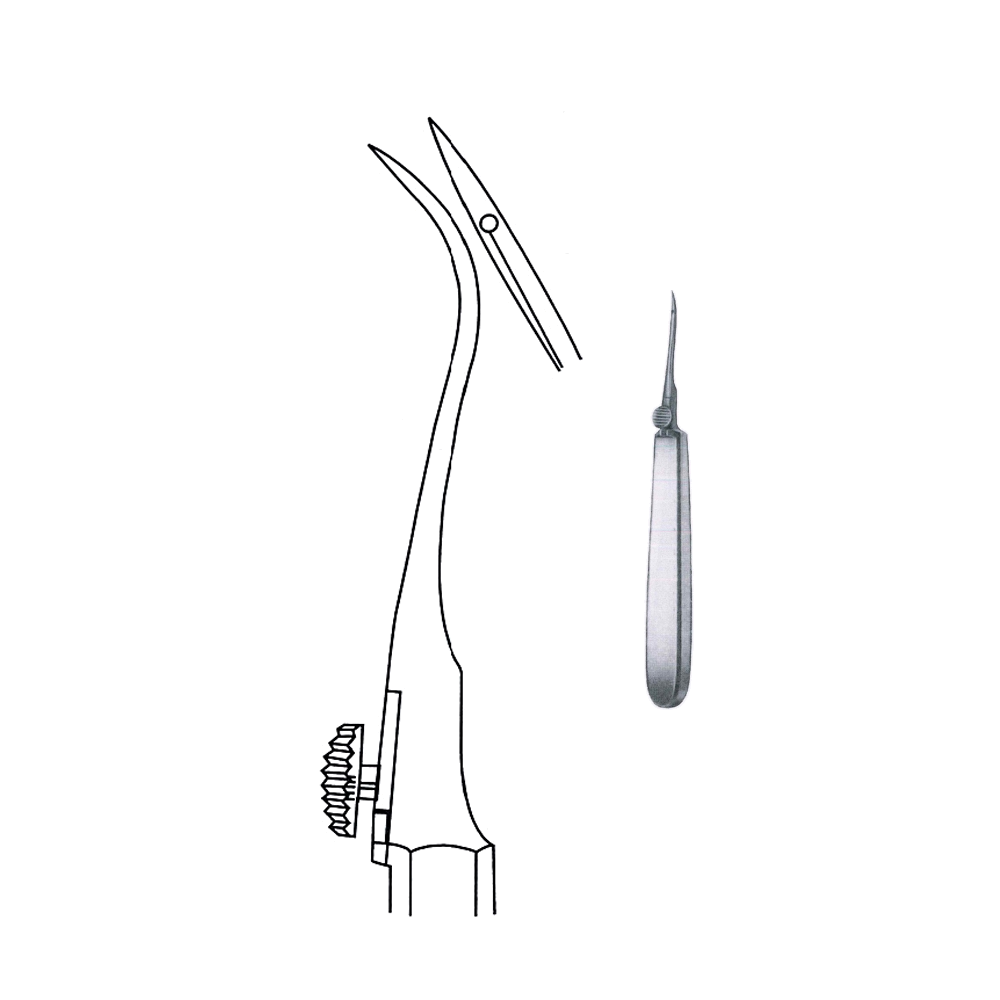 Reverdin Needle 14.5 cm, 5 3/4" (MB7-393)