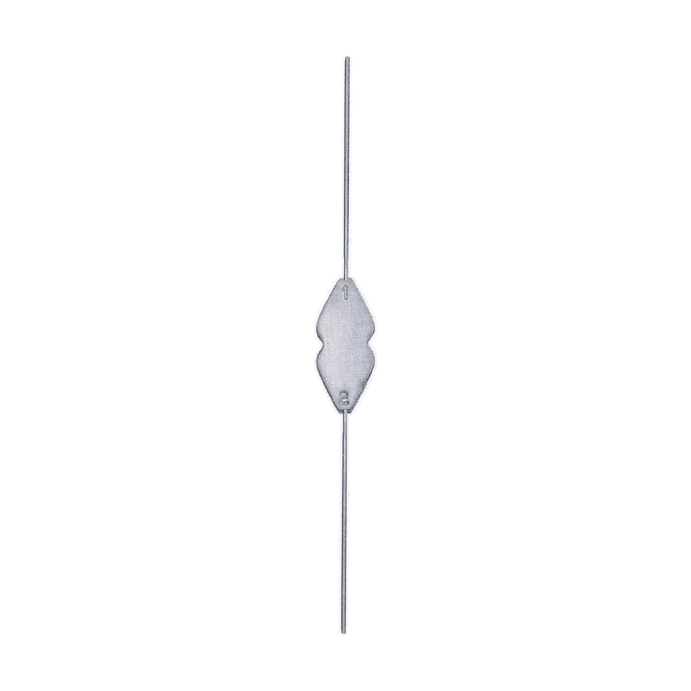 Bowman Lacrimal Probe 1-2, Double Ended, Sterling Silver (MB7-424)