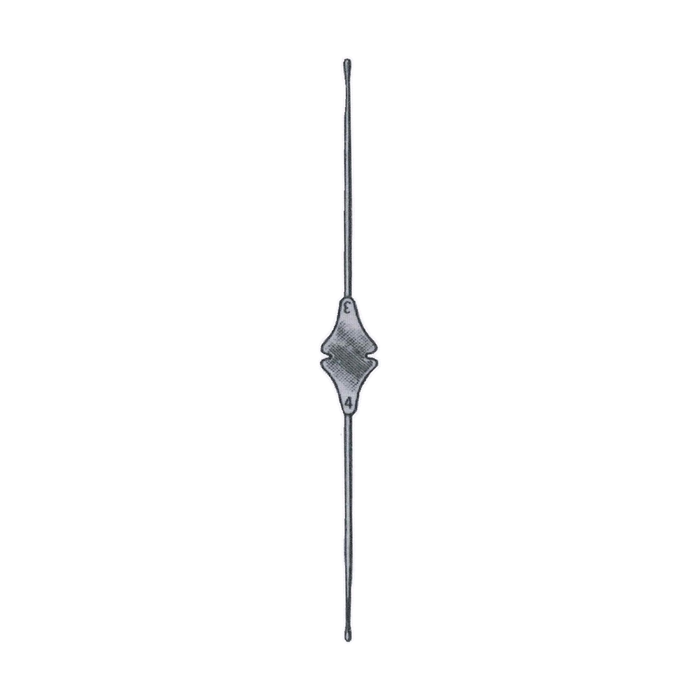 William Lacrimal Probe 3-4, Double Ended, Sterling Silver (MB7-431)