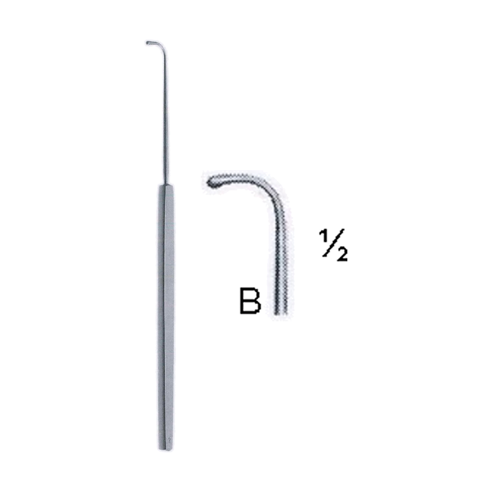 Von Graefe Strabismus & Skin Hook 14 cm, 5 1/2", B (MB8-022)