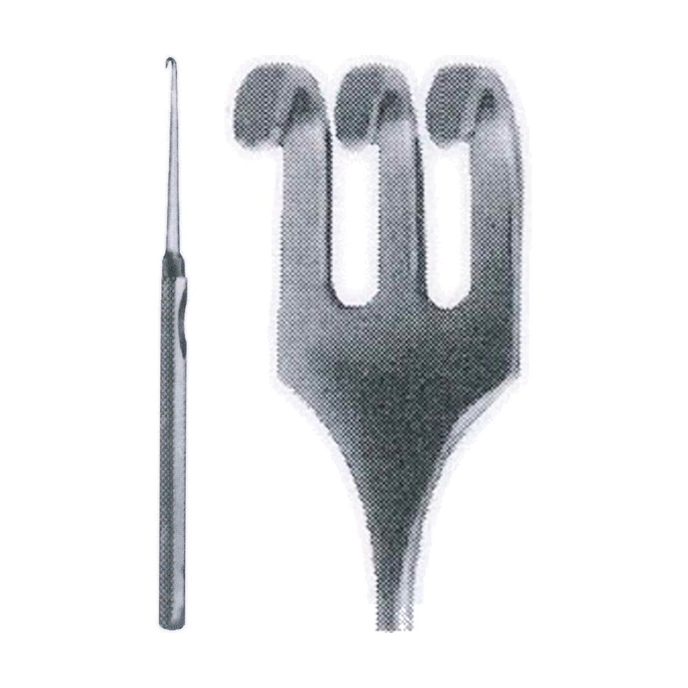 Mannerfelt Hook 15.5 cm, 6", 3 Prong, Blunt (MB8-040)