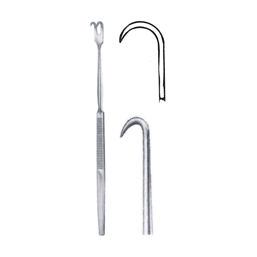 Finger Rake Retractor 16.5 cm, 6 1/2", One Prong, Sharp (MB8-067)