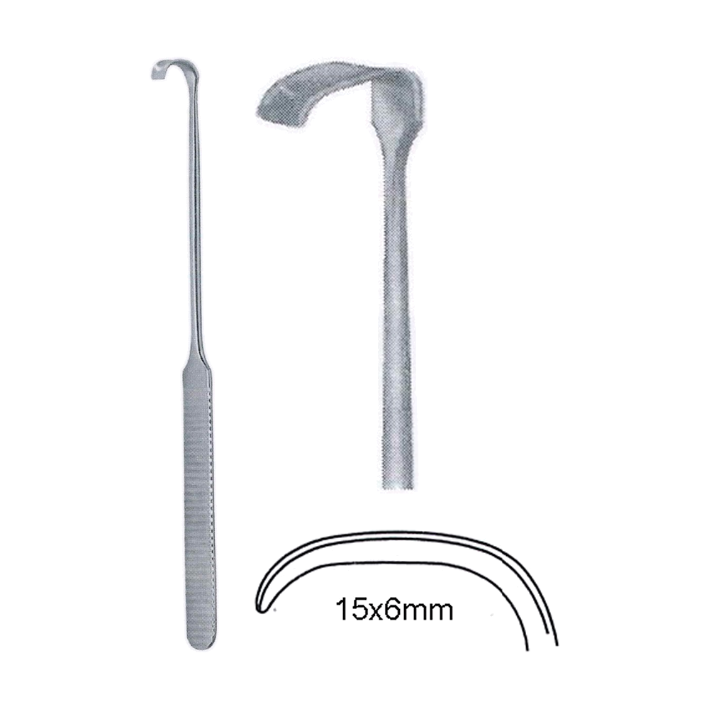 Strandell-Stille Retractor 19 cm, 7 1/2", 15 x 6 mm (MB8-119)