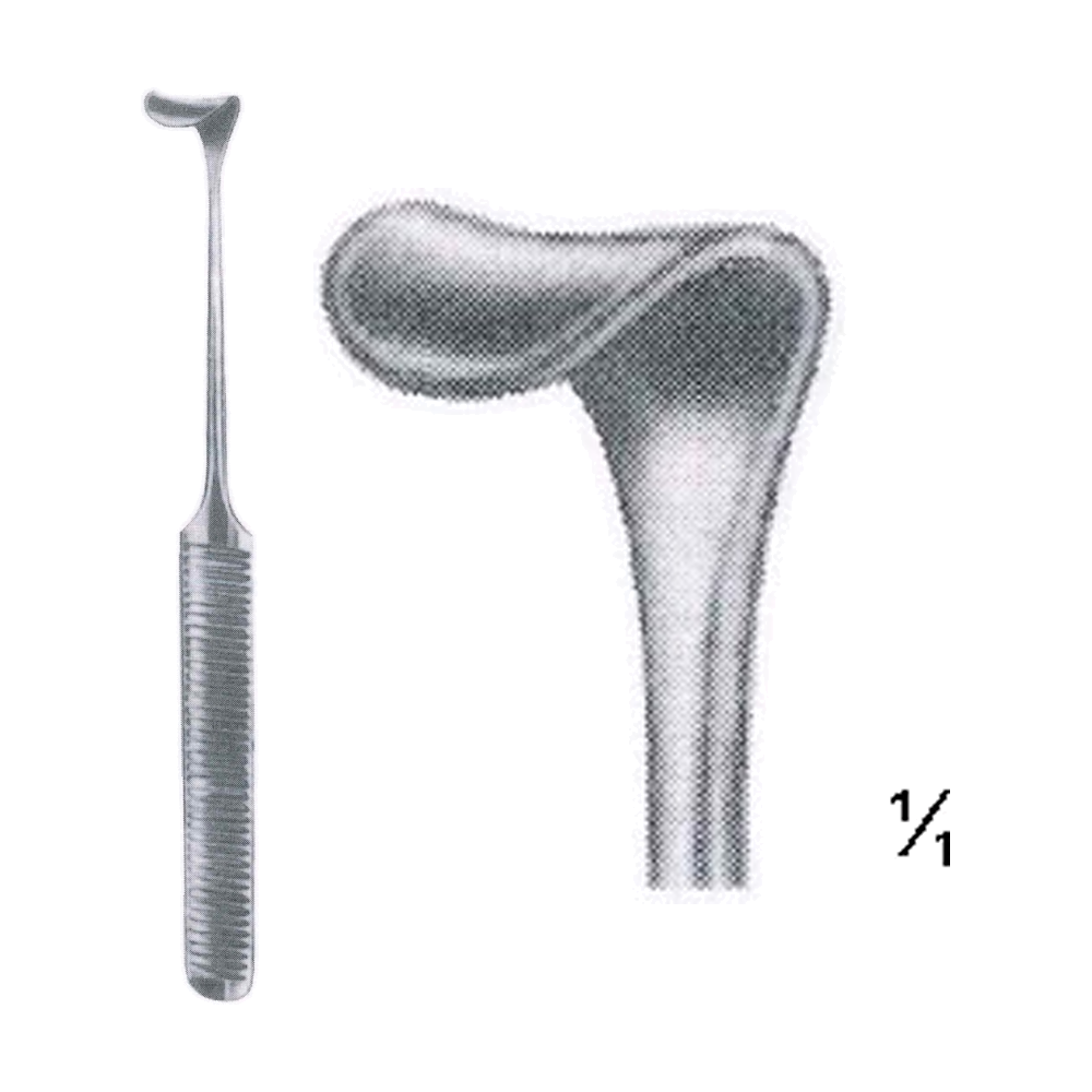 Konig Retractor 17 cm, 6 3/4", 13 x 13 mm (MB8-122)