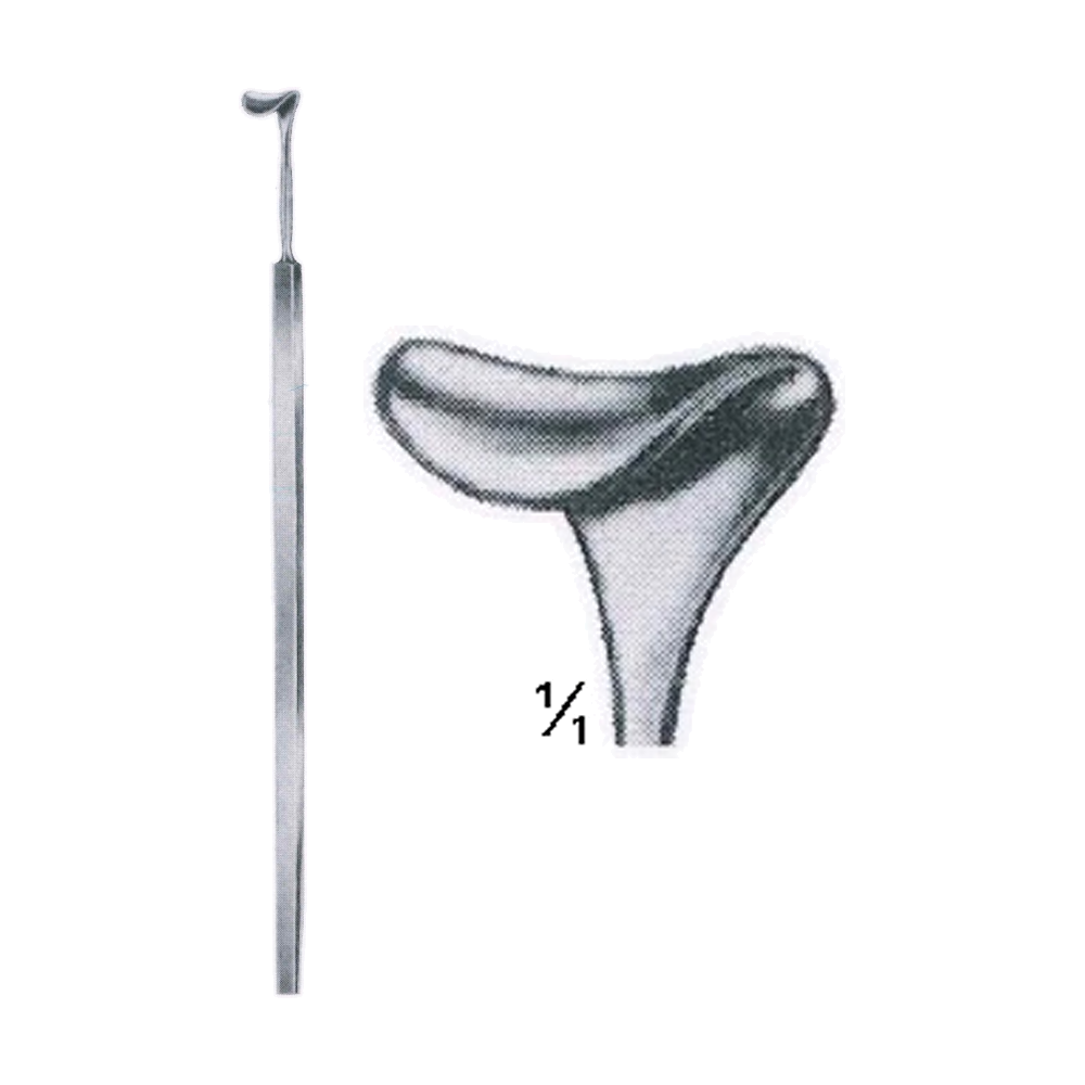 Cushing Hooklet Retractor 24 cm, 9 1/2", 14 mm (MB8-141)
