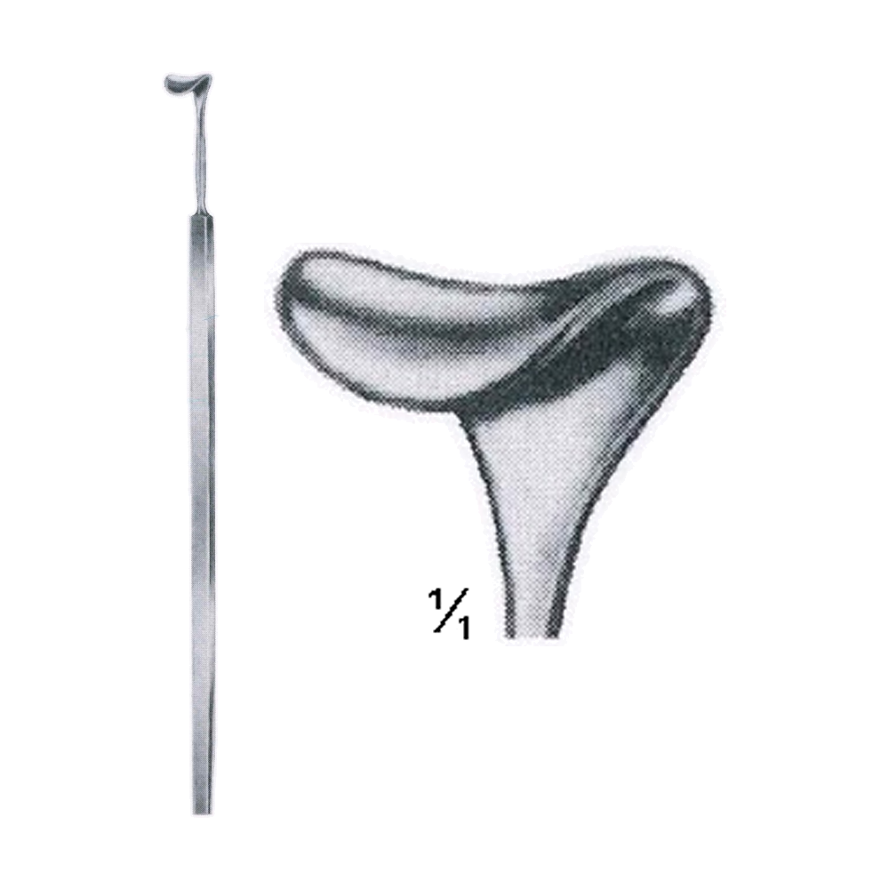 Cushing Hooklet Retractor 24 cm, 9 1/2", 16 mm (MB8-142)