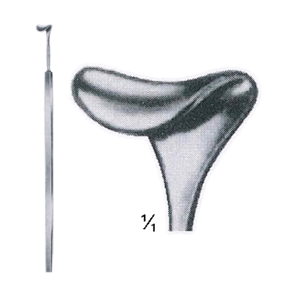 Cushing Hooklet Retractor 24 cm, 9 1/2", 18 mm (MB8-143)