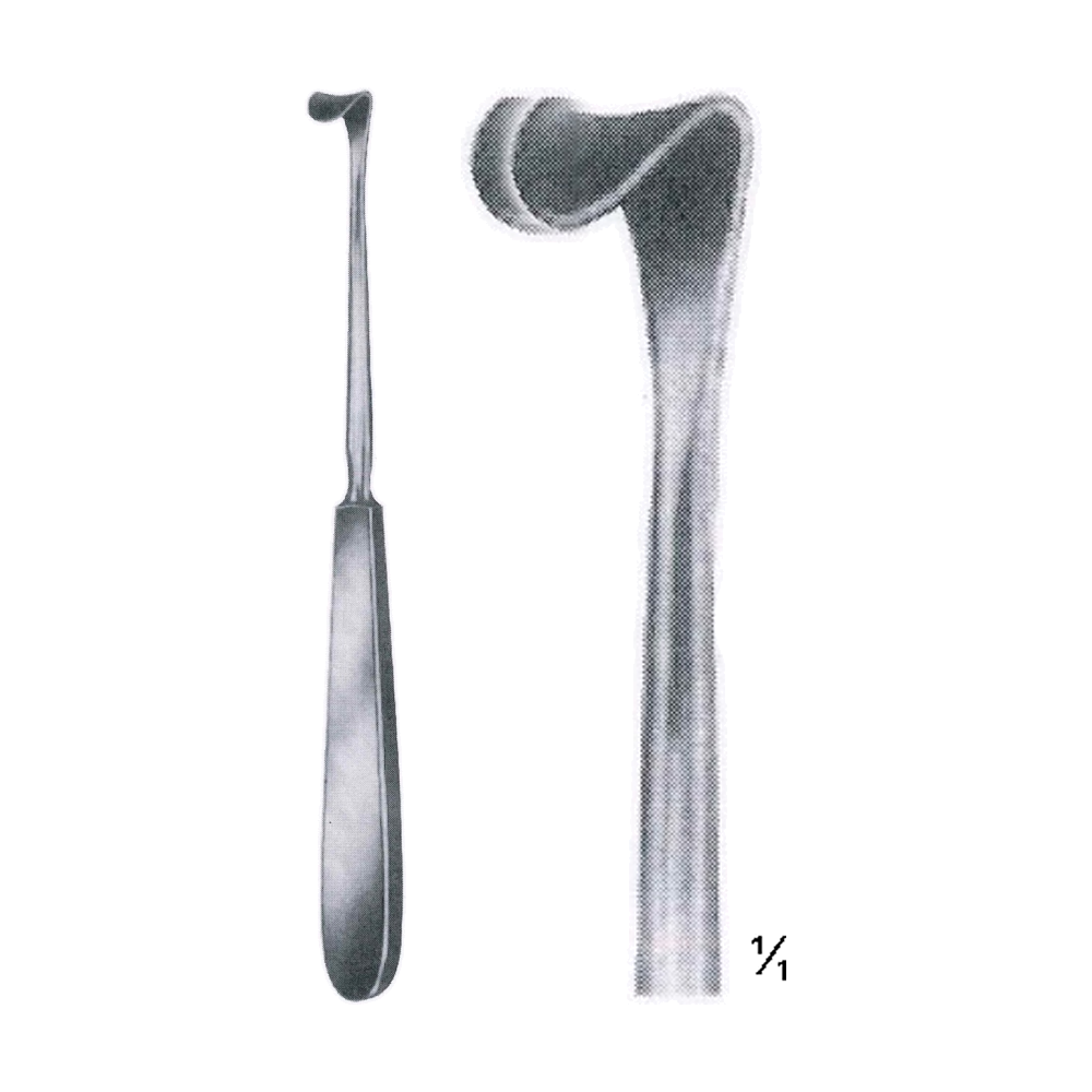 Cushing-Kocher Hooklet Retractor 18 cm, 7", 10 x 10 mm (MB8-147)