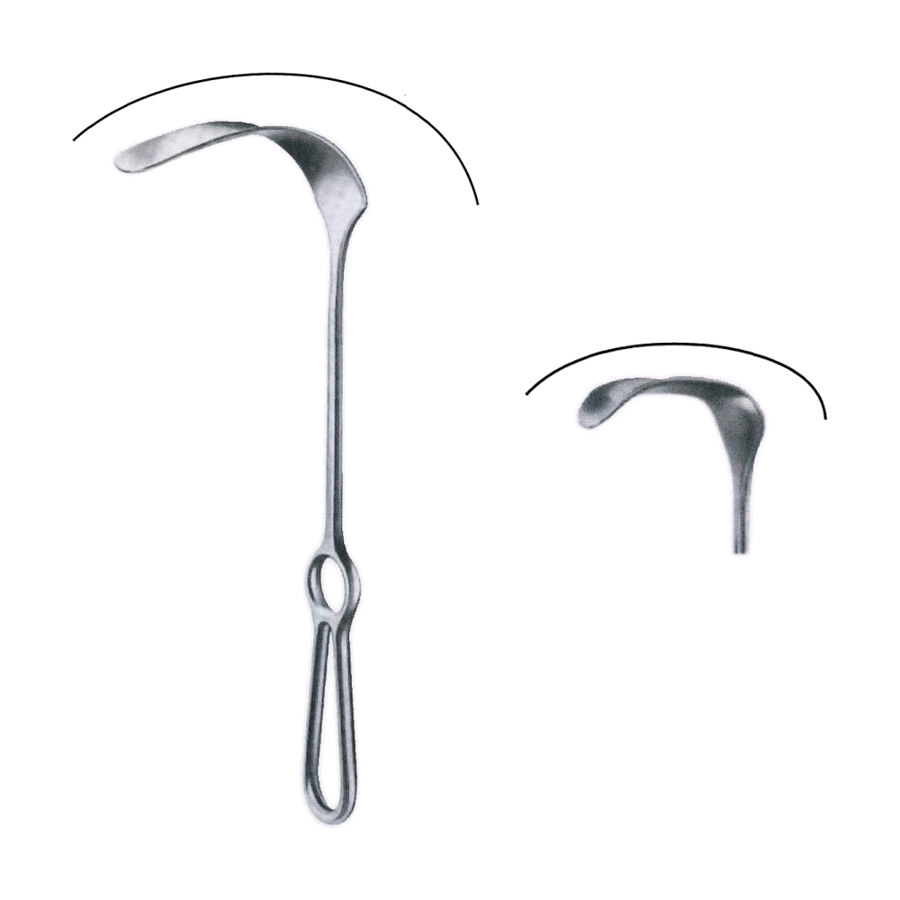 Kocher-Wagner Retractor 28 cm, 11", 38 x 20 mm (MB8-202)