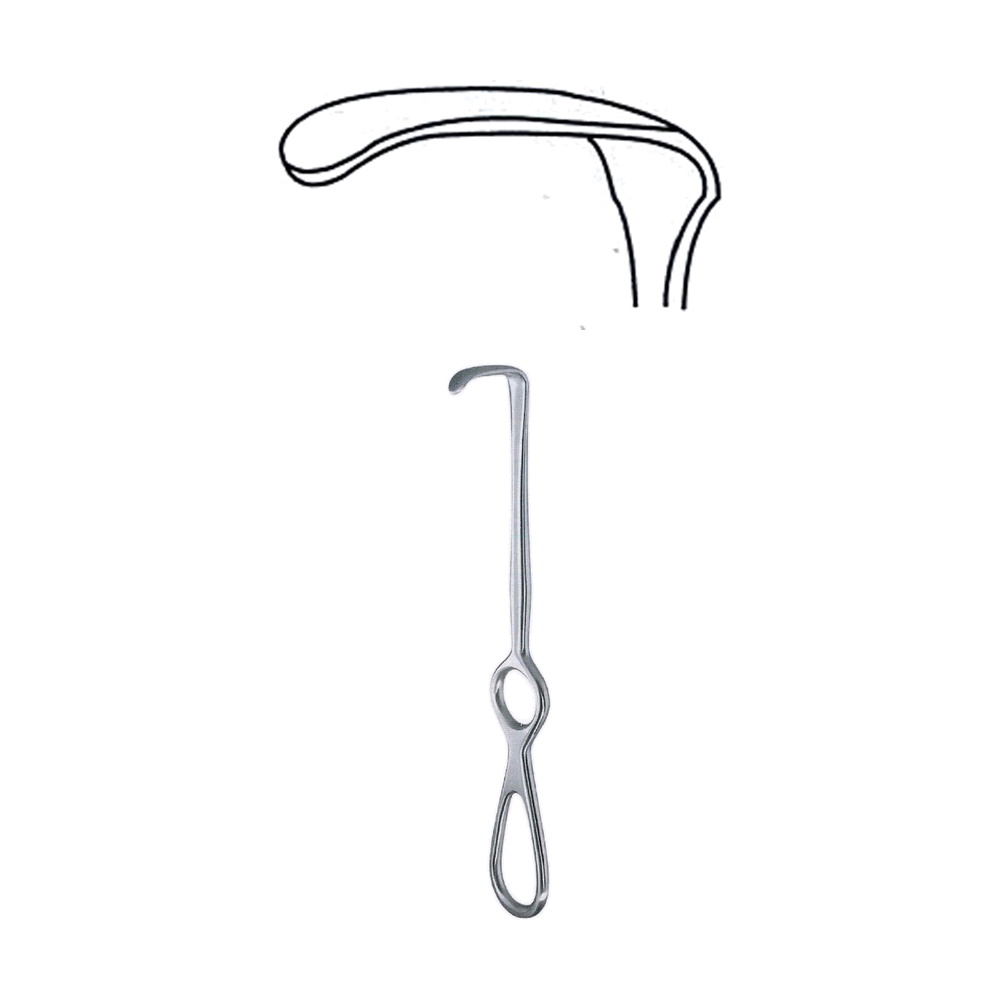 Langenbeck Retractor 20.4 cm, 8", 30 x 15 mm (MB8-208)