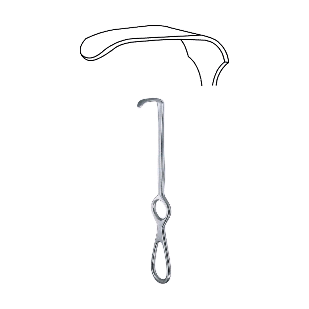 Langenbeck Retractor 20.4 cm, 8", 30 x 20 mm (MB8-209)