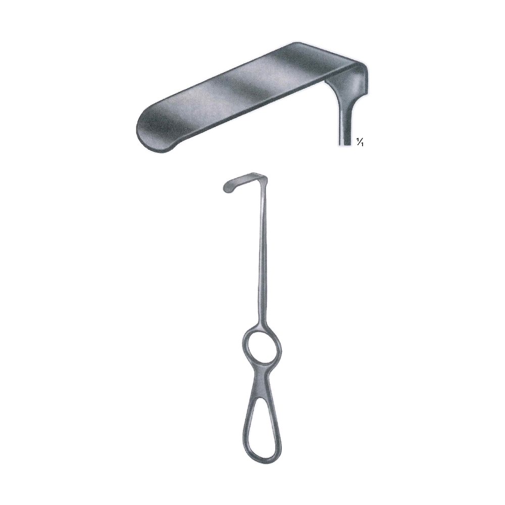 Langenbeck Retractor 24 cm, 9 1/2", 35 x 20 mm (MB8-219)