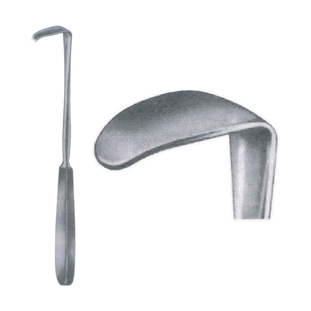 Langenbeck Retractor 22 cm, 8 1/2", 35 x 11 mm (MB8-222)