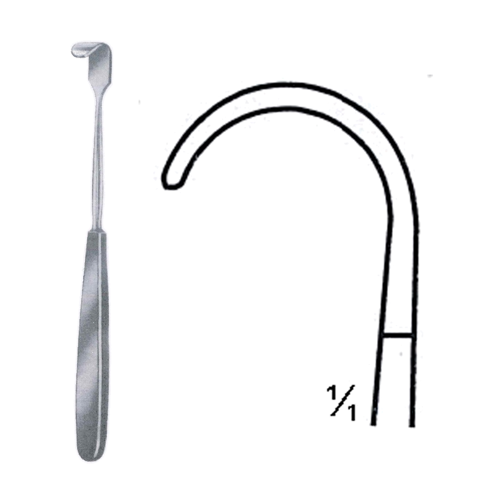 Little Retractor 20 cm, 8", 12 x 14 mm (MB8-245)