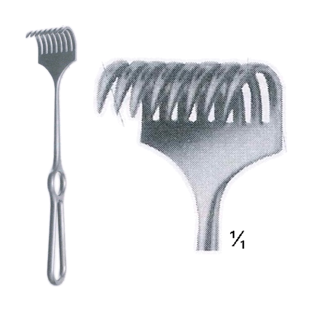 Koerte Retractor 24 cm, 9 1/2", 26 x 40 mm, Sharp (MB8-301)