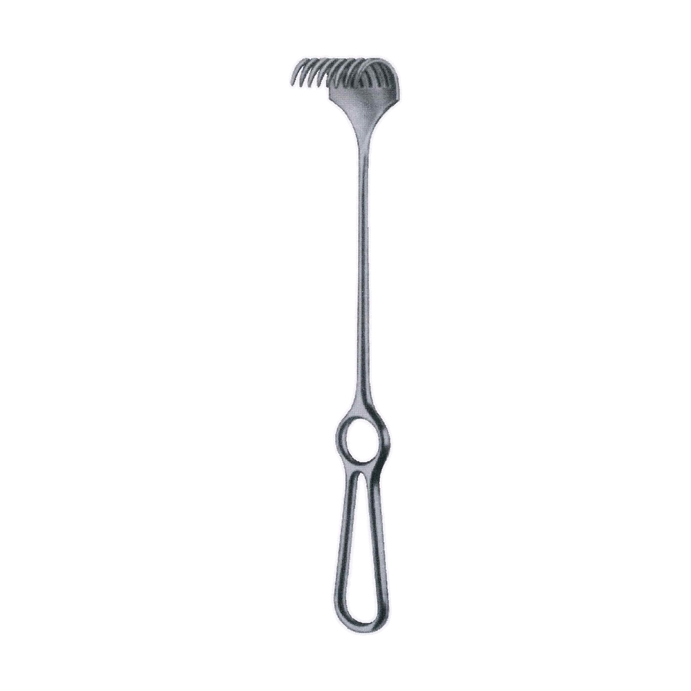 Koerte Retractor 28 cm, 11", 25 x 40 mm, Semi-Sharp (MB8-303)