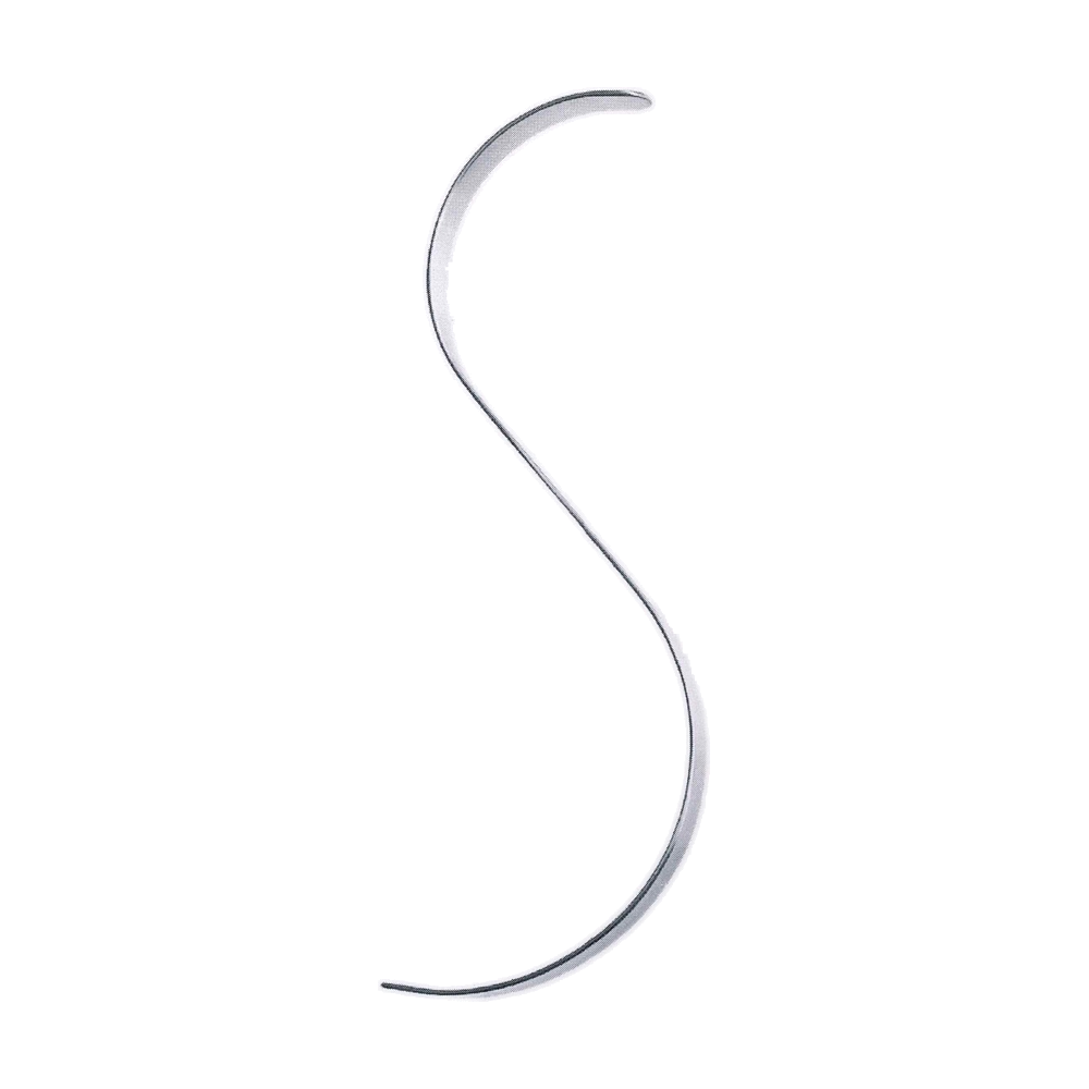S-Shaped Retractor 21 cm, 8 1/4", 12 mm (MB8-343)