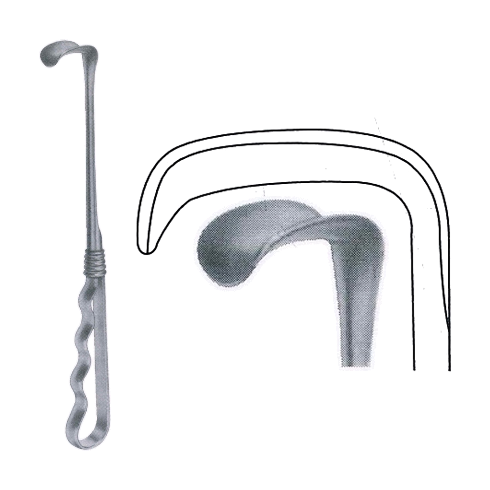Richardson Retractor 24 cm, 9 1/2", 23 x 20 mm (MB8-419)