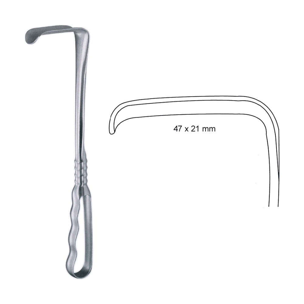 Richardson Retractor 24 cm, 9 1/2", 47 x 21 mm (MB8-422)