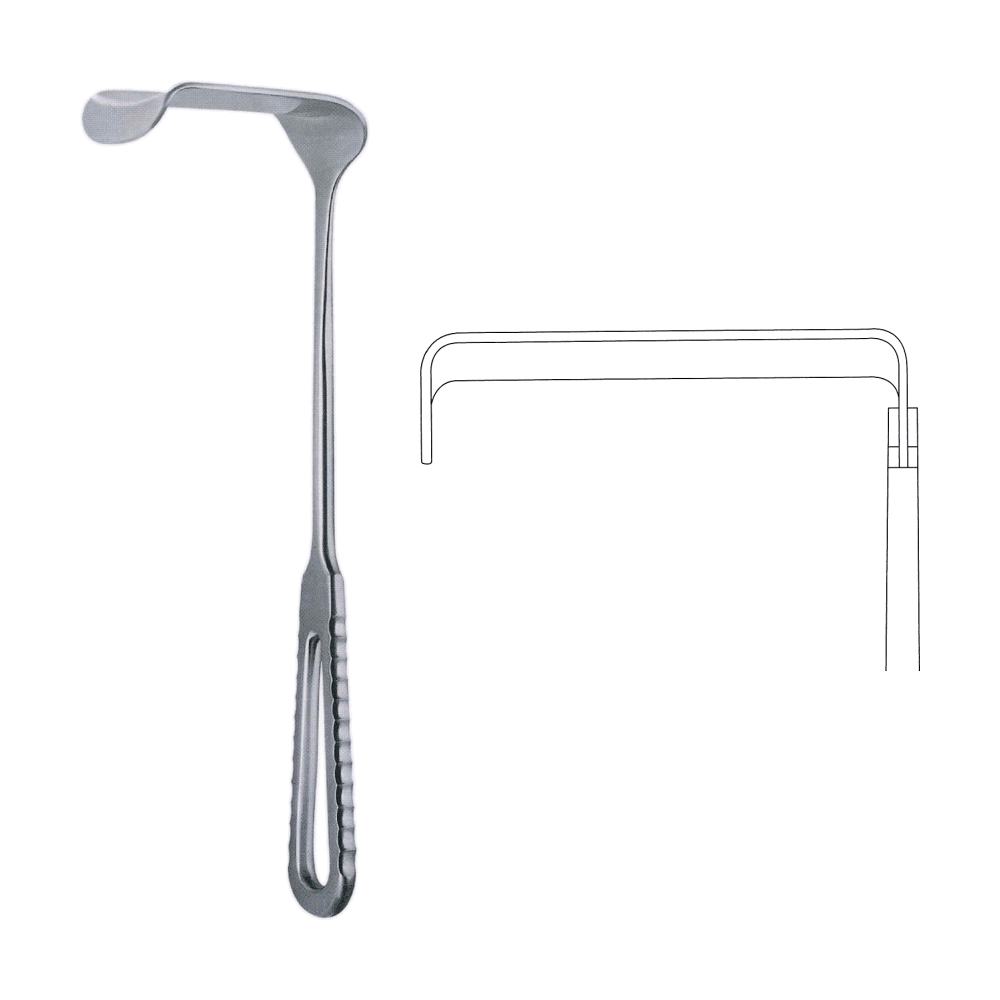 Morris Retractor 24.5 cm, 9 1/2", 70 x 40 mm (MB8-425)